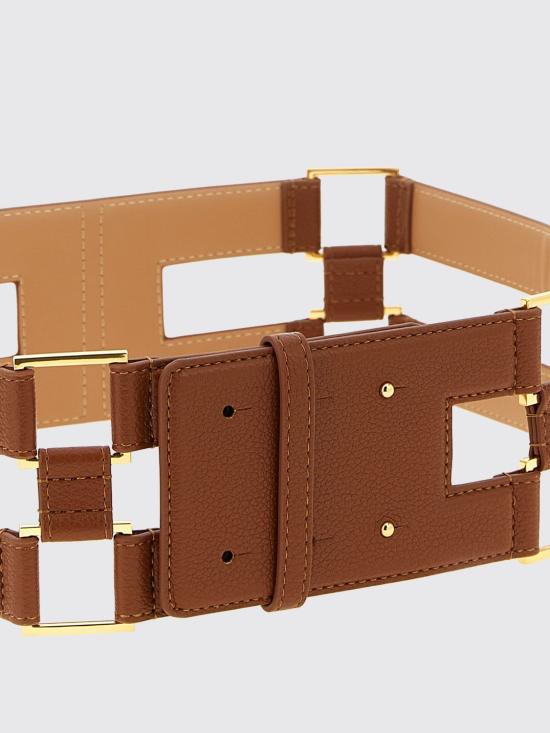 26SS 엘리자베타프랜치 레귤러 벨트 CT87S61E2 027 Brown - ELISABETTA FRANCHI