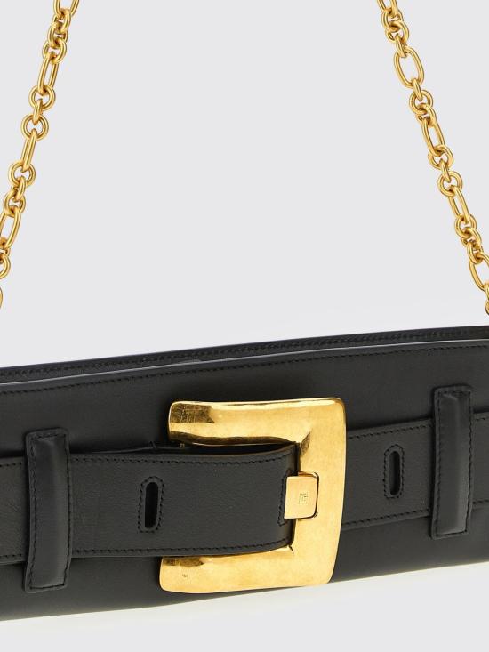 26SS 발망 숄더백 FN0LB024LVAA 0PA Black - BALMAIN