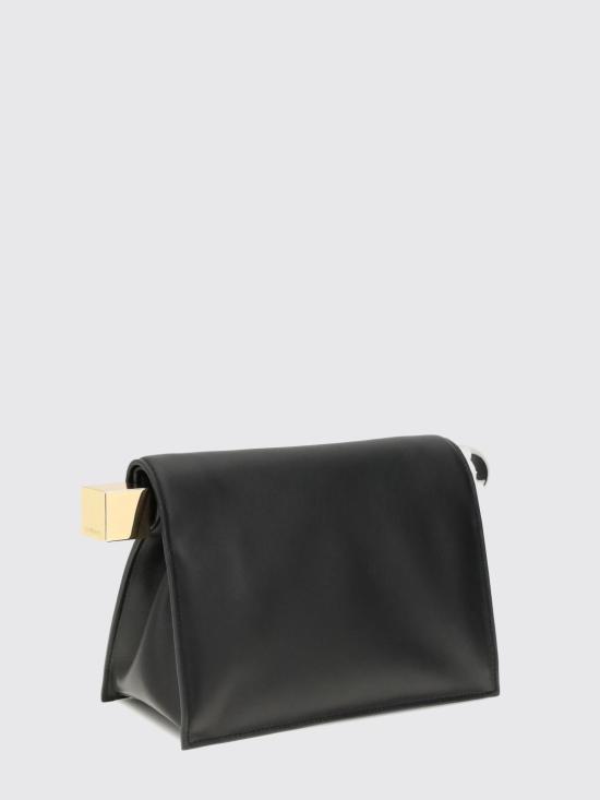 26SS 자크뮈스 론드 까레 클러치 BAW00356AC27L14 990 Black - JACQUEMUS