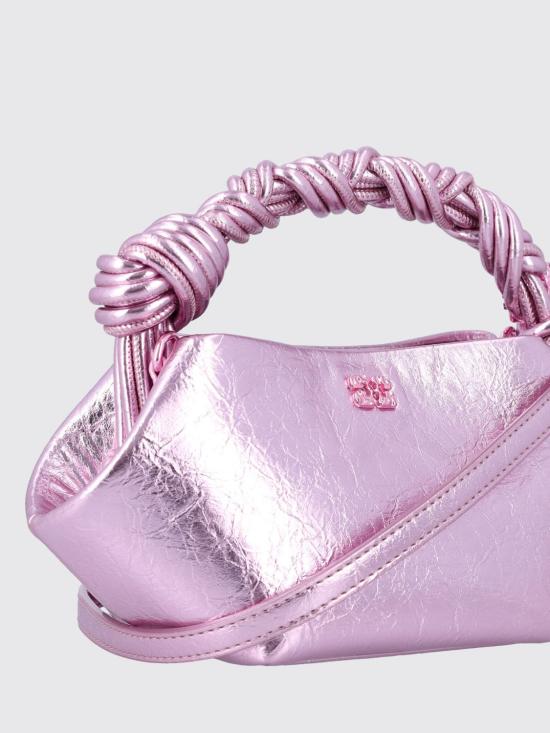 26SS 가니 메탈릭 미니 부백 B210003011036 499 Silver - GANNI