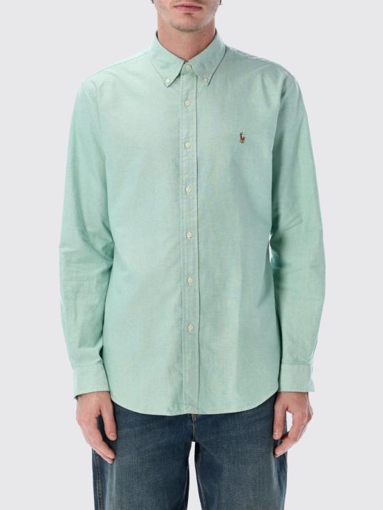 26SS 폴로 랄프로렌 긴팔 셔츠 710805562 016 Green