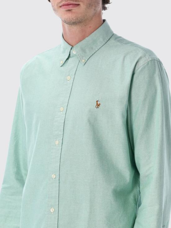 26SS 폴로 랄프로렌 긴팔 셔츠 710805562 016 Green - POLO RALPH LAUREN