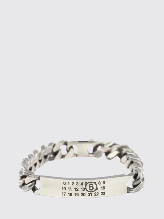 26SS MM6 메종마르지엘라 클래식 체인 브레이슬릿 SM6UY0049SV0235 954 Silver