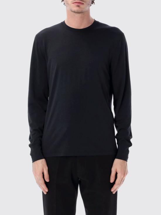 26SS 톰포드 반팔 티셔츠 JCL006JMT012 NAA Black