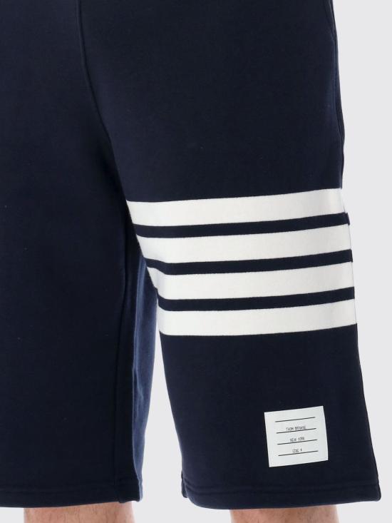 26SS 톰브라운 클래식 루프백 4바 스웨트쇼츠 MJQ012H00535 461 Blue - THOM BROWNE