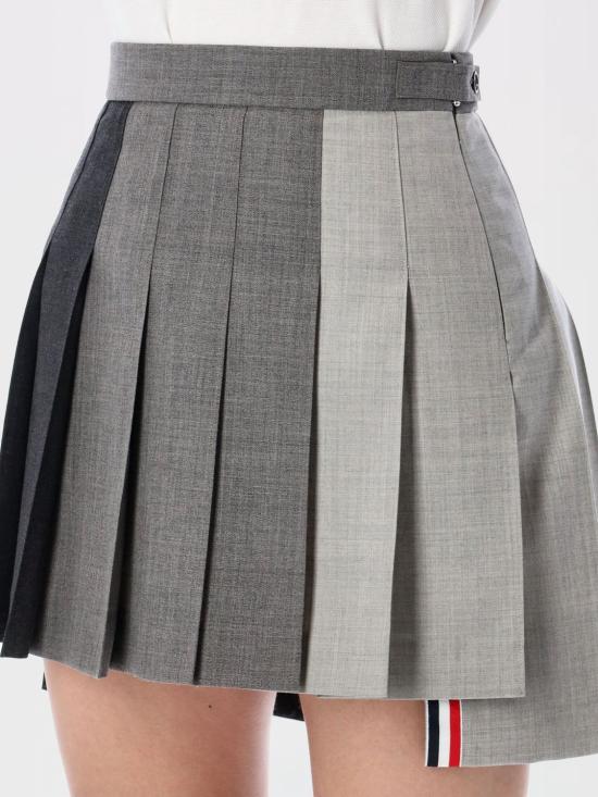 26SS 톰브라운 미디 스커트 FGC789F00473 025 Grey - THOM BROWNE