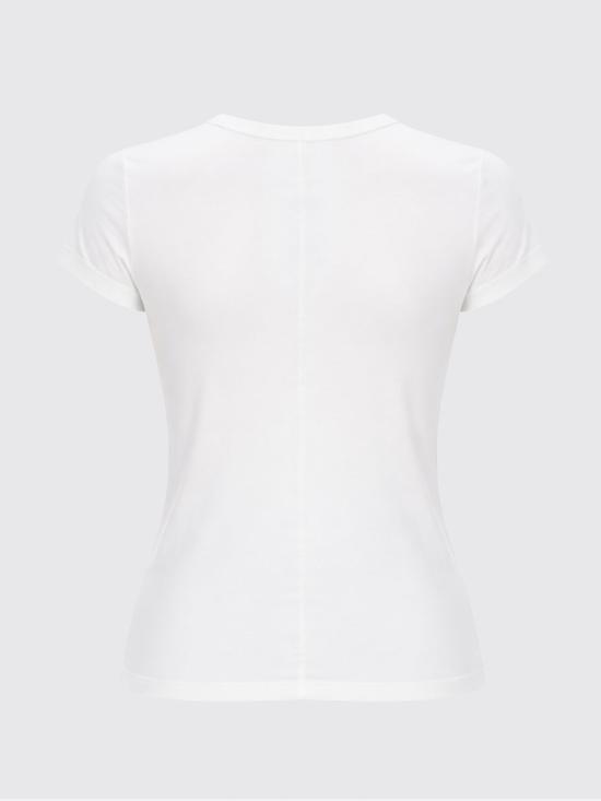 26SS 릭 오웬스 반팔 티셔츠 RP01F6235JA 11 White - RICK OWENS