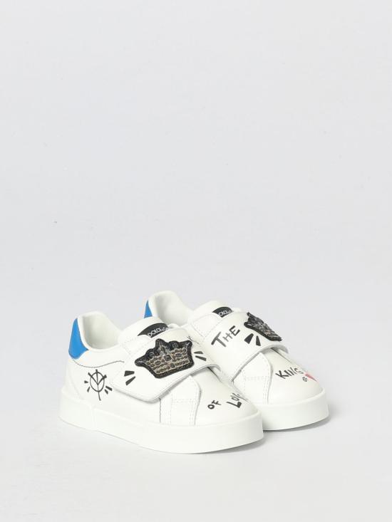 26SS [키즈] 돌체앤가바나 스니커즈 DN0233A0219 8W921 Blue - DOLCE & GABBANA