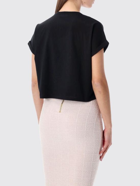 26SS 발망 반팔 티셔츠 GF1EE005BD40 EAB Black - BALMAIN