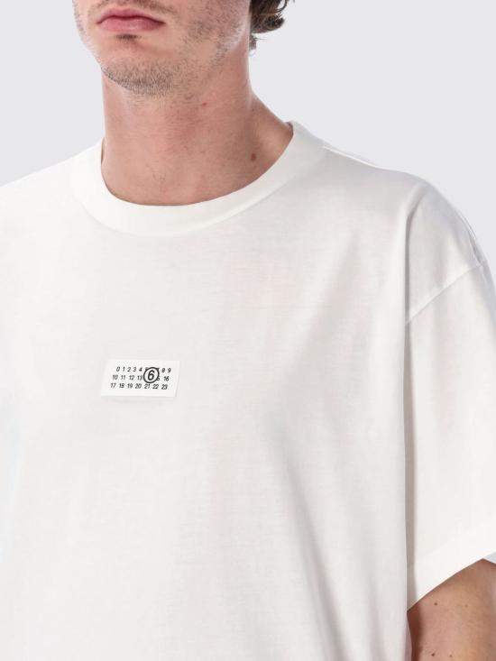 26SS MM6 메종마르지엘라 반팔 티셔츠 SH0GC0032M20170 101 White - MM6 MAISON MARGIELA