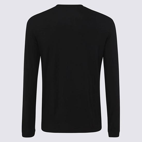 26SS 조르지오 아르마니 반팔 티셔츠 3GST51SJP4ZUC99 Black - GIORGIO ARMANI
