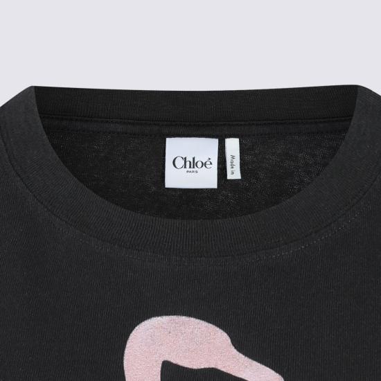 26SS 끌로에 반팔 티셔츠 CH26SJH08194070 Black - CHLOE