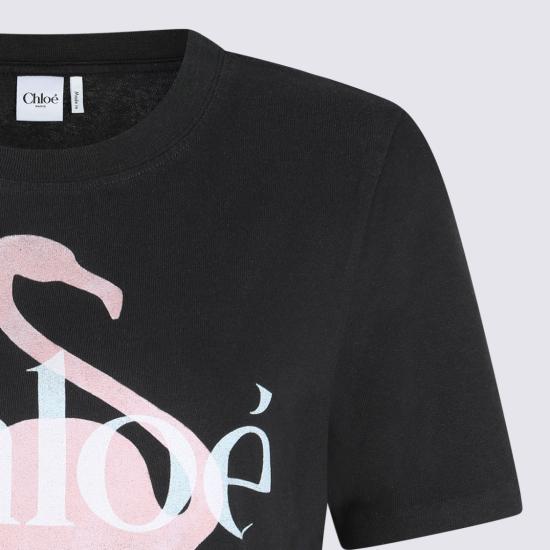 26SS 끌로에 반팔 티셔츠 CH26SJH08194070 Black - CHLOE