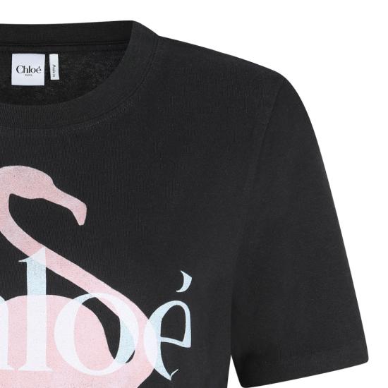 26SS 끌로에 반팔 티셔츠 CH26SJH08194070 Black - CHLOE