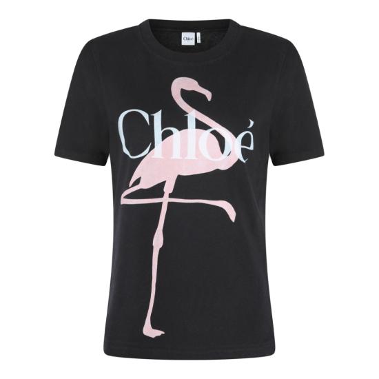 26SS 끌로에 반팔 티셔츠 CH26SJH08194070 Black