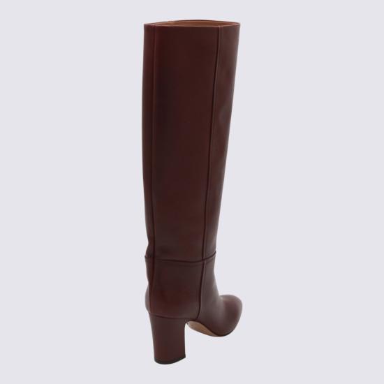 25FW 파리텍사스 부츠 PX1683XVT01ROUGE NOIR Burgundy - PARIS TEXAS