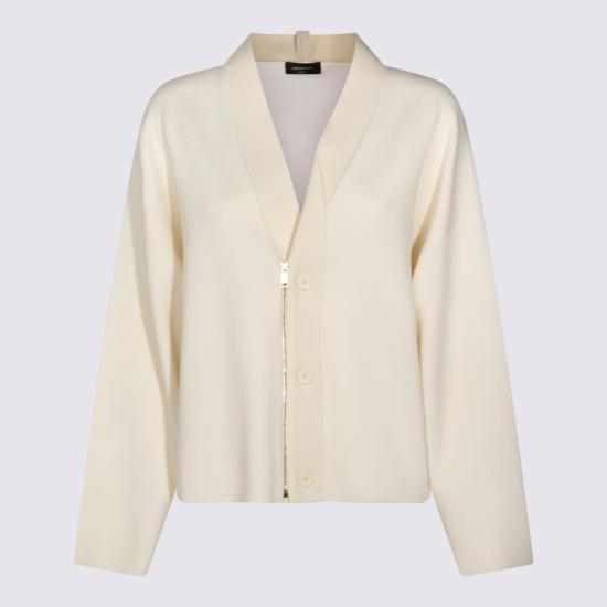 26SS 파비아나 필리피 가디건 MAD266F027L7860145 Neutrals - FABIANA FILIPPI