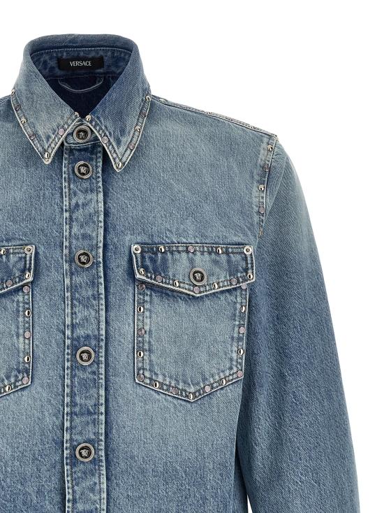 26SS 베르사체 데님 셔츠 10227471A168041D190 - VERSACE