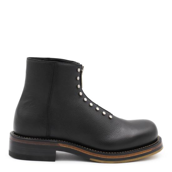 25FW 알렉산더 맥퀸 부츠 831111WIAGG1064 Black