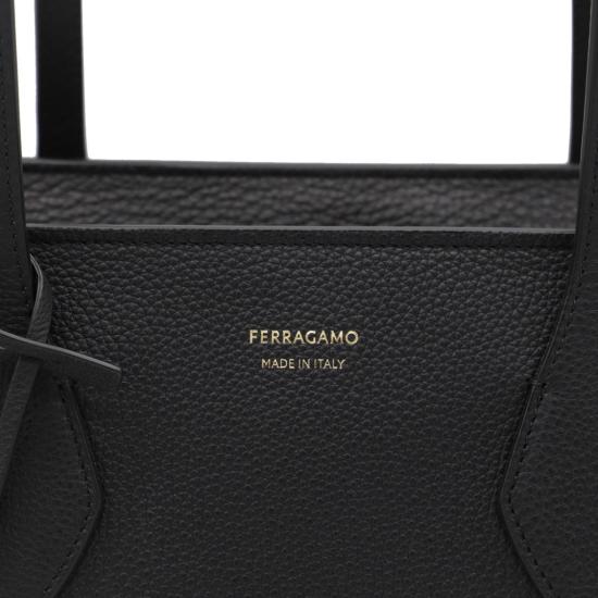 26SS 살바토레 페라가모 토트백 779343219861001 Black - SALVATORE FERRAGAMO