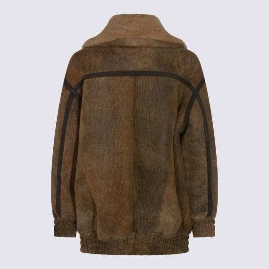 25FW 살바토레 산토로 무스탕 W25SANTD49028DCAMEL Brown - SALVATORE SANTORO