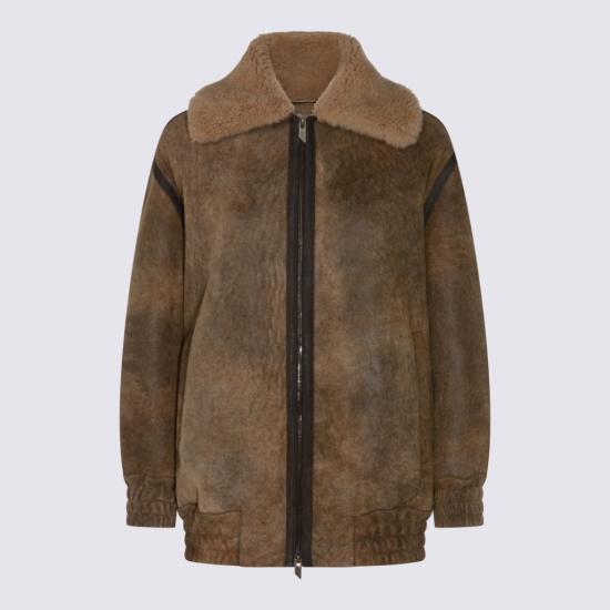 25FW 살바토레 산토로 무스탕 W25SANTD49028DCAMEL Brown - SALVATORE SANTORO