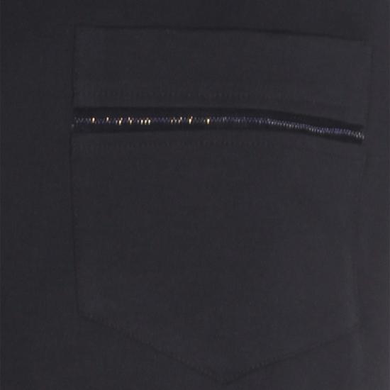 26SS 파비아나 필리피 반팔 저지 티셔츠 JED266F155L7725146 Black - FABIANA FILIPPI