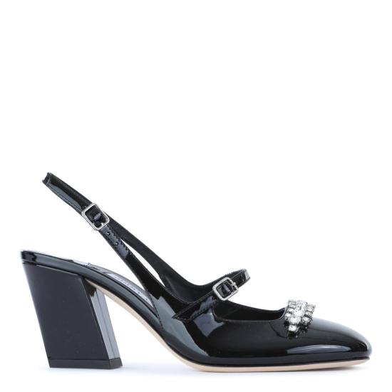 25FW 지미추 힐/펌프스 BELINDASB70PAT010003 Black