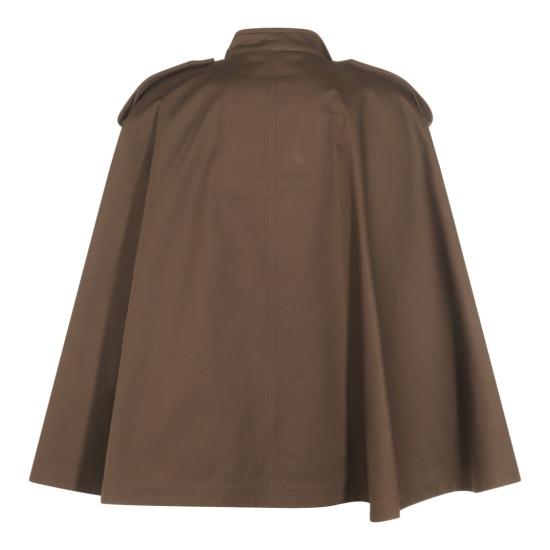 25FW 버버리 본딩 코튼 트렌치 케이프 8113209C1764 Brown - BURBERRY