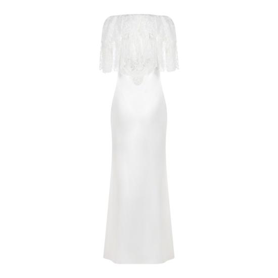 26SS 셀프 포트레이트 롱 원피스 RS26176XAWWHITE White - SELF PORTRAIT