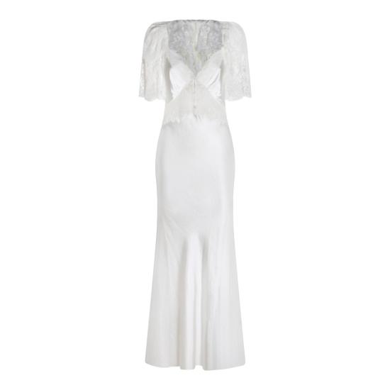 26SS 셀프 포트레이트 롱 원피스 RS26176XAWWHITE White
