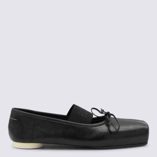 26SS MM6 메종마르지엘라 발레 플랫 슈즈 S59WZ0103P7561T8013 Black - MM6 MAISON MARGIELA