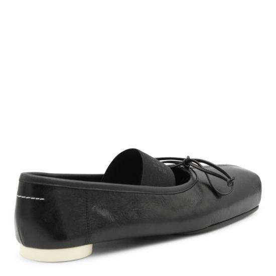 26SS MM6 메종마르지엘라 발레 플랫 슈즈 S59WZ0103P7561T8013 Black - MM6 MAISON MARGIELA