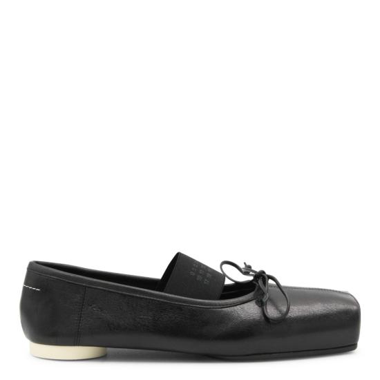 26SS MM6 메종마르지엘라 발레 플랫 슈즈 S59WZ0103P7561T8013 Black