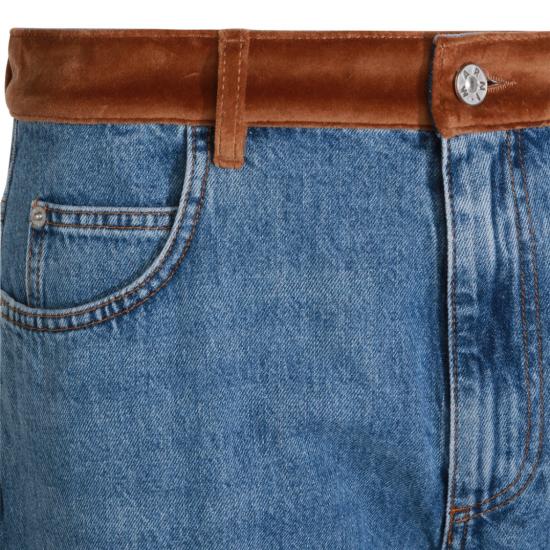 25FW 마르니 데님 팬츠 PUJU0320QSUSCY4400B96 Blue - MARNI