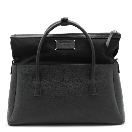 26SS 마르지엘라 5AC 미디엄 토트백 SB1WD0058P8833T8013 Black