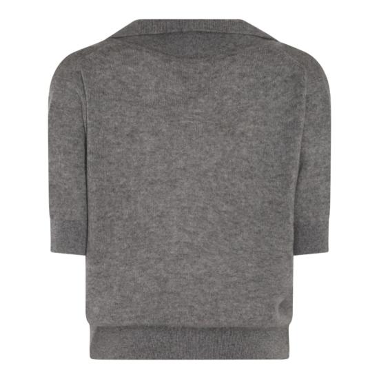 26SS 케이트 슈렁큰 조 스웨터 8787605244 Grey - KHAITE