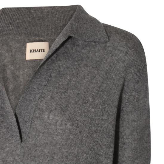 26SS 케이트 슈렁큰 조 스웨터 8787605244 Grey - KHAITE