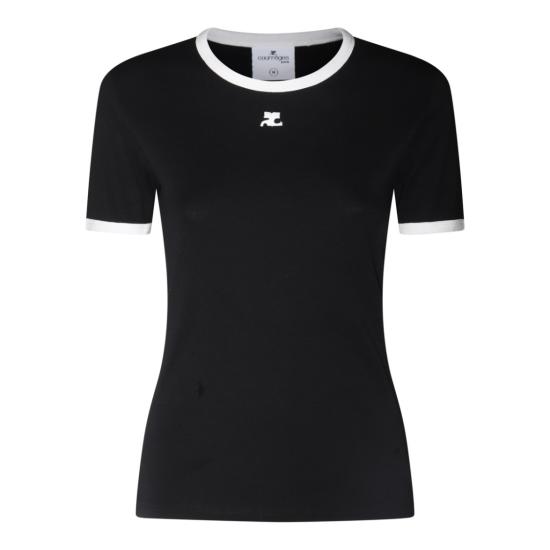 26SS 쿠레쥬 반팔 티셔츠 VESJTS017JS00709901 Black