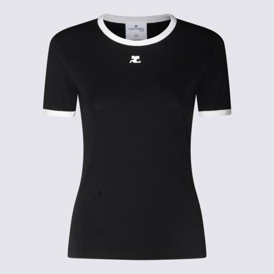 26SS 쿠레쥬 반팔 티셔츠 VESJTS017JS00709901 Black - COURREGES
