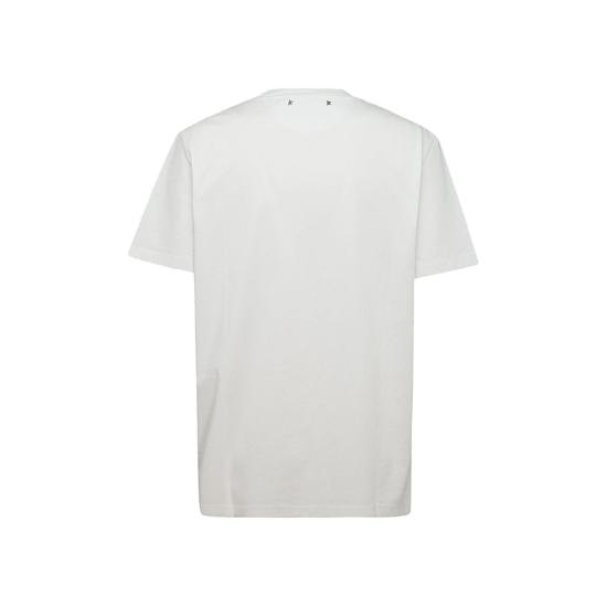 26SS 골든구스 카보숑 크리스탈 티셔츠 GWP01220P00067310363 White - GOLDEN GOOSE