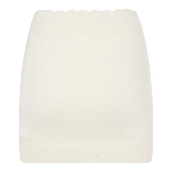 25FW 끌로에 숏 스커트 CH25WMJ06590107 White - CHLOE