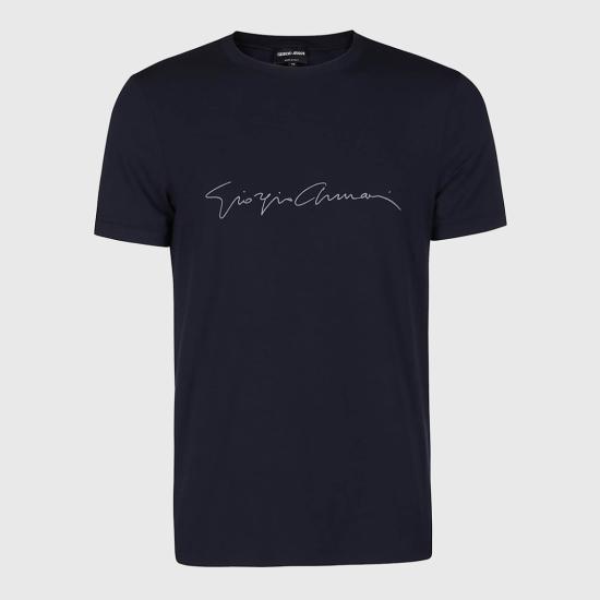 26SS 조르지오 아르마니 반팔 티셔츠 6GST56SJP4ZUBSG Black - GIORGIO ARMANI