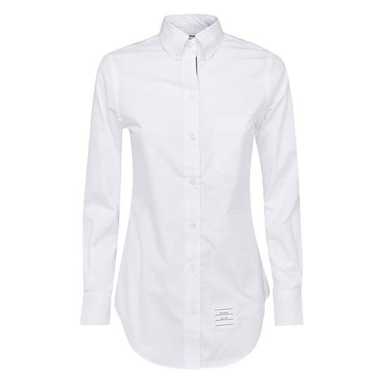 26SS 톰브라운 클래식 코튼 포플린 RWB 트리밍 셔츠 FLL005E03113100 White