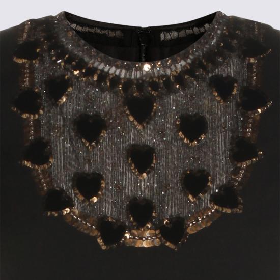 26SS 발렌티노 가라바니 미디 원피스 8B3VAHH71CFCRC Black - VALENTINO GARAVANI