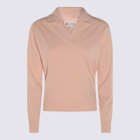 25FW 마르지엘라 V넥 니트 S51GL0063M13144216 Pink - MAISON MARGIELA