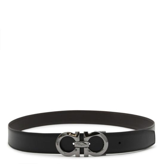 26SS 살바토레 페라가모 가죽 벨트 72542167A161003 Black