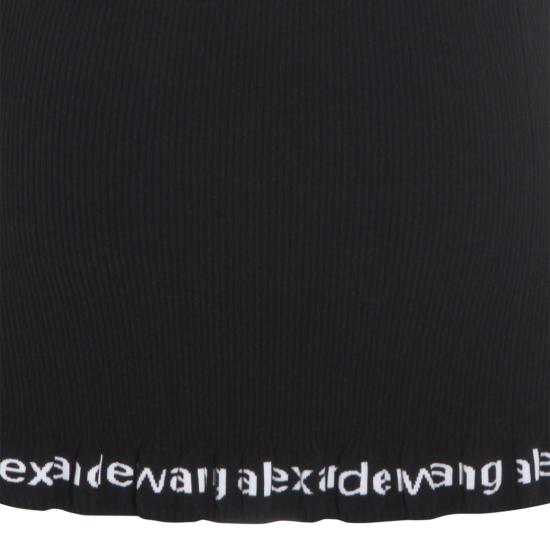 26SS 알렉산더 왕 미디 스커트 4KC1265047001 Black - ALEXANDER WANG