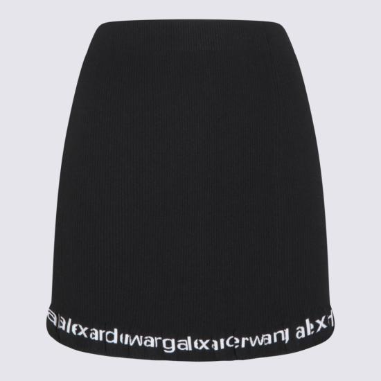 26SS 알렉산더 왕 미디 스커트 4KC1265047001 Black - ALEXANDER WANG