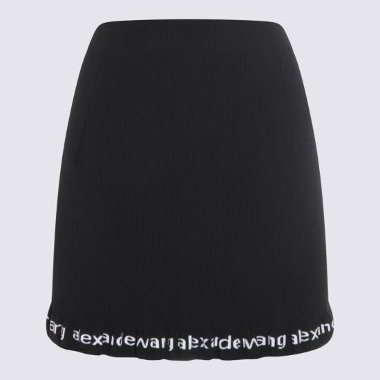 26SS 알렉산더 왕 미디 스커트 4KC1265047001 Black - ALEXANDER WANG